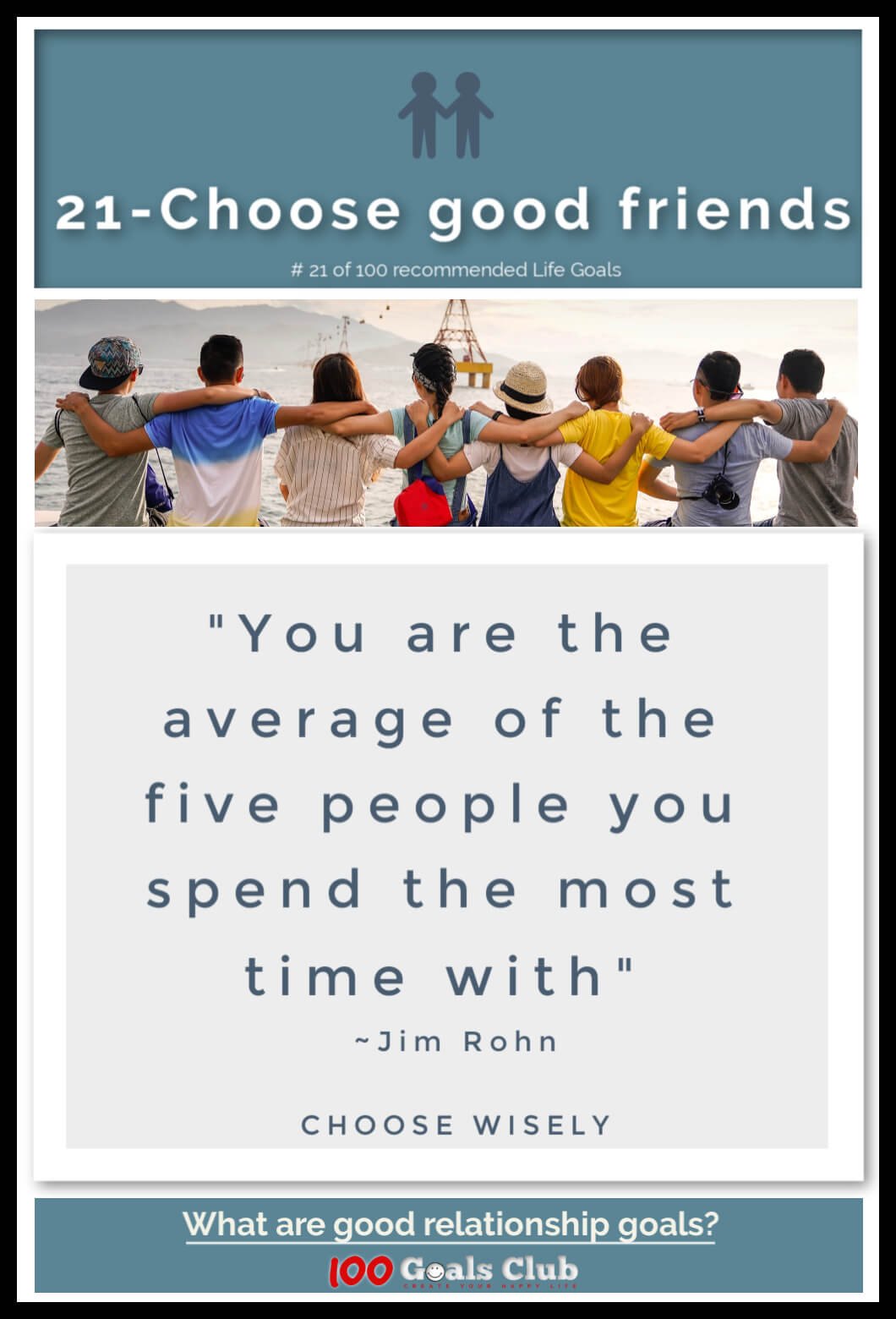 Relationship goals and choosing good friends!